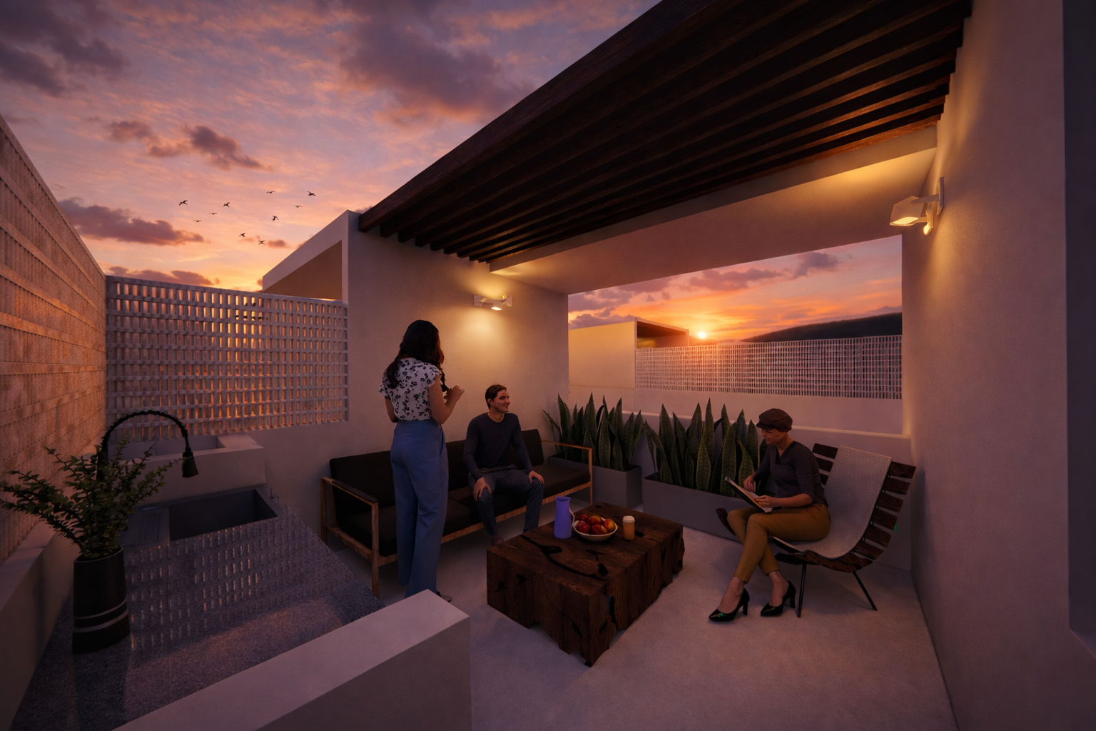Roof Garden vista 3